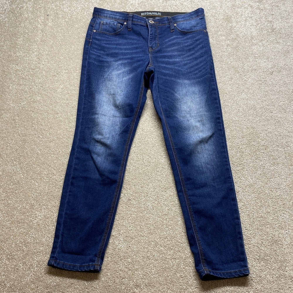 Hydraulic Jeans Womens 11 Blue Ankle Skinny Hydra‎ Lift Stretch Mid Rise Pants